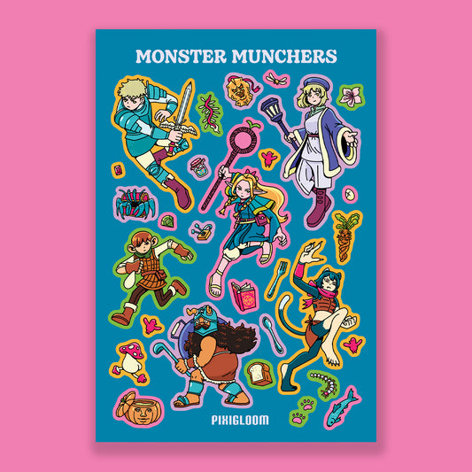DELICIOUS DUNGEON STICKER SHEET 🍳