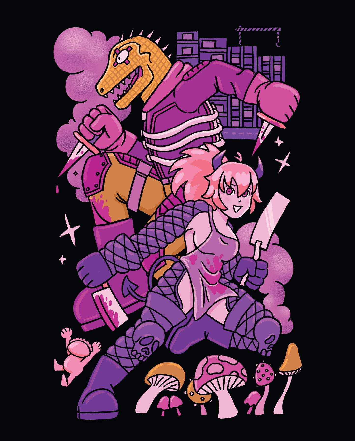 DOROHEDORO - KAIMAN & NIKAIDO - PRINT