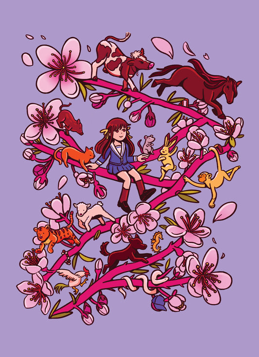 FRUITS BASKET 🍐🍌🍎  PRINT