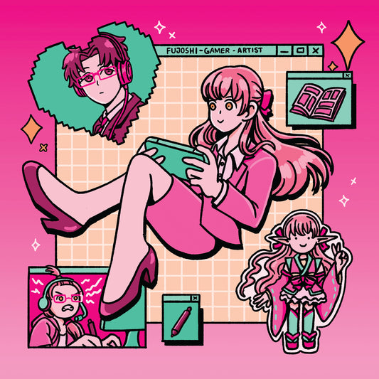 LIFE IS HARD FOR OTAKU - MOMOSE - PRINT