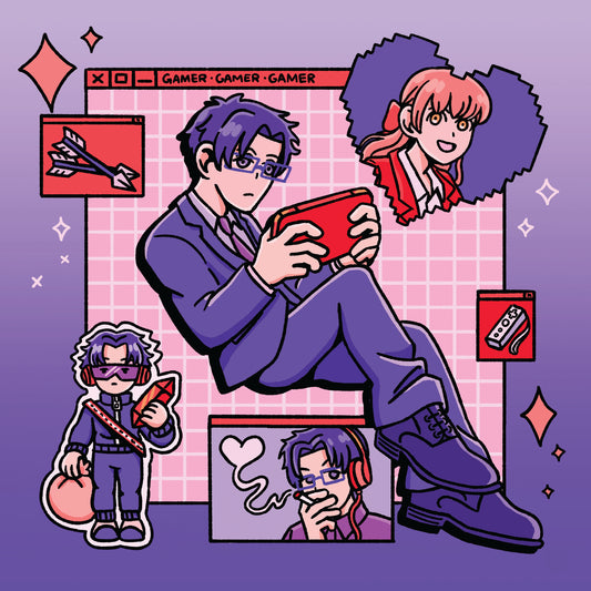 LIFE IS HARD FOR OTAKU - NIFUJI -  PRINT