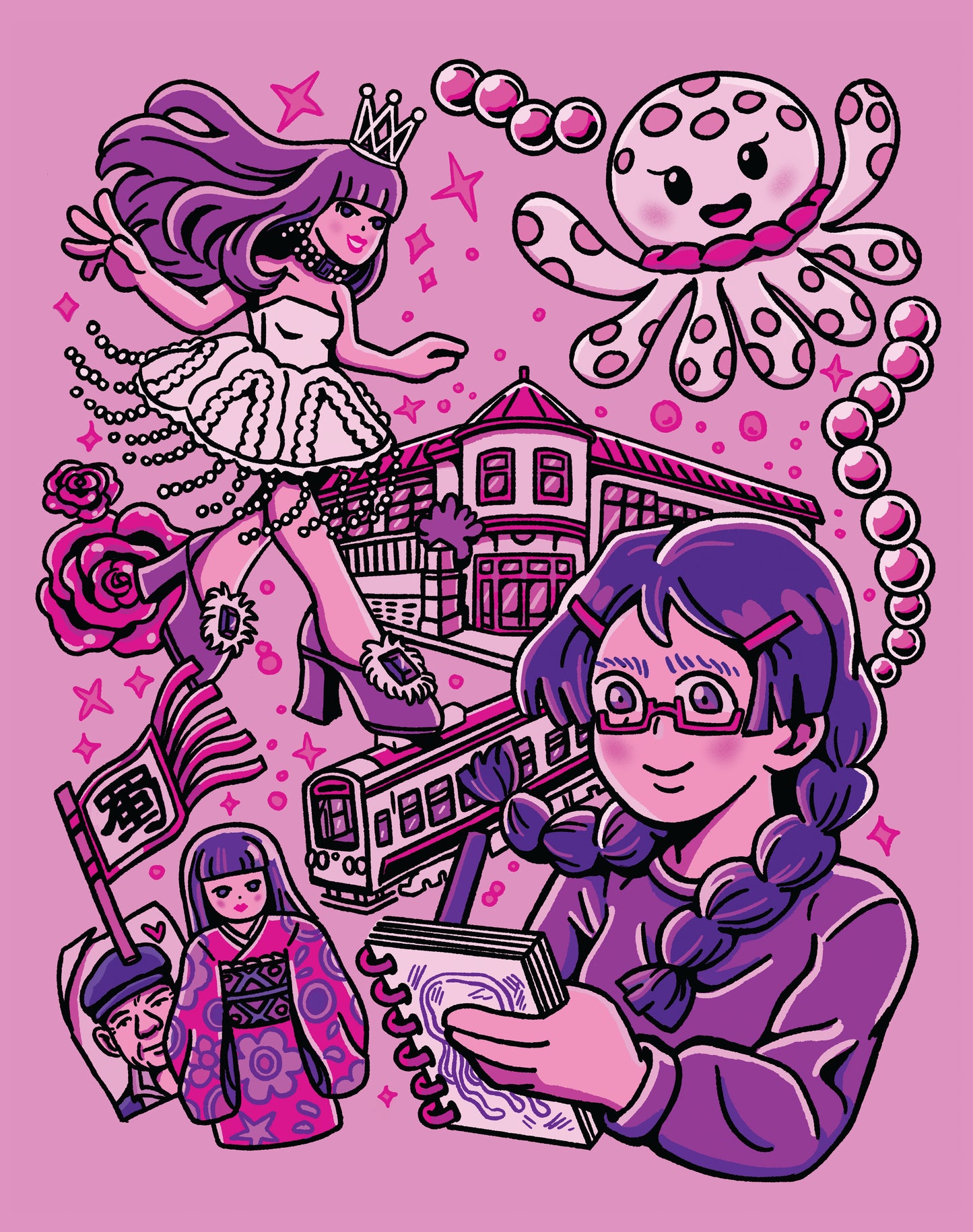 PRINCESS JELLYFISH PRINT