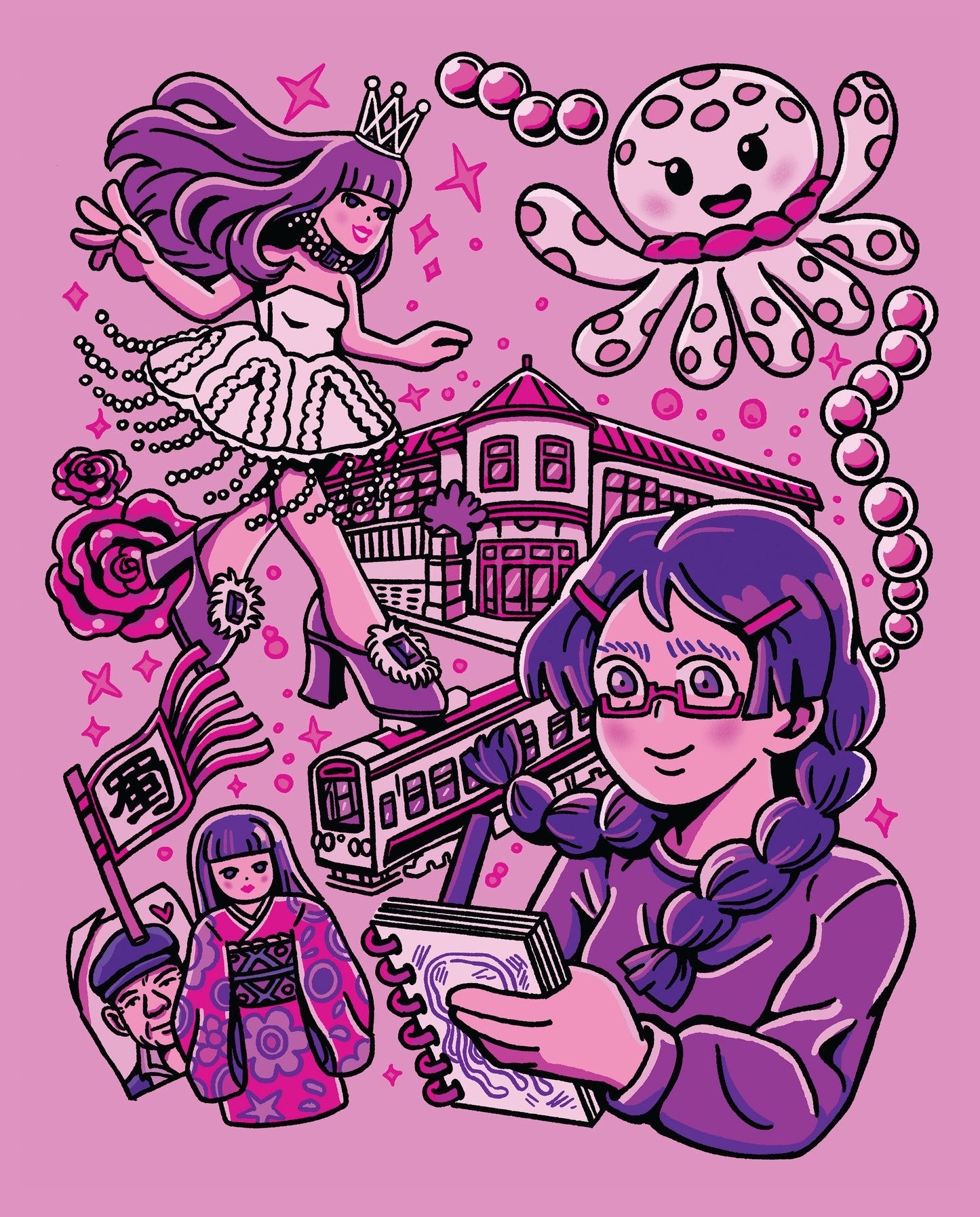 PRINCESS JELLYFISH PRINT