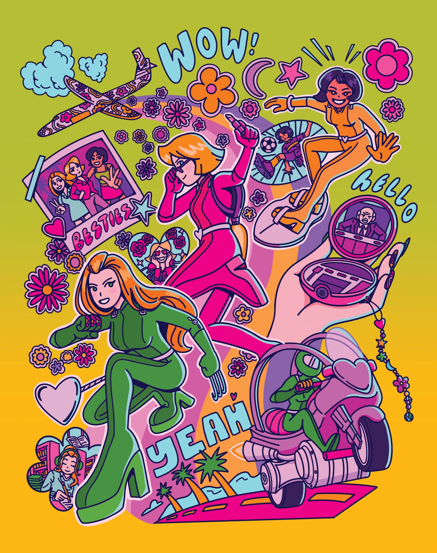 TOTALLY SPIES PRINT
