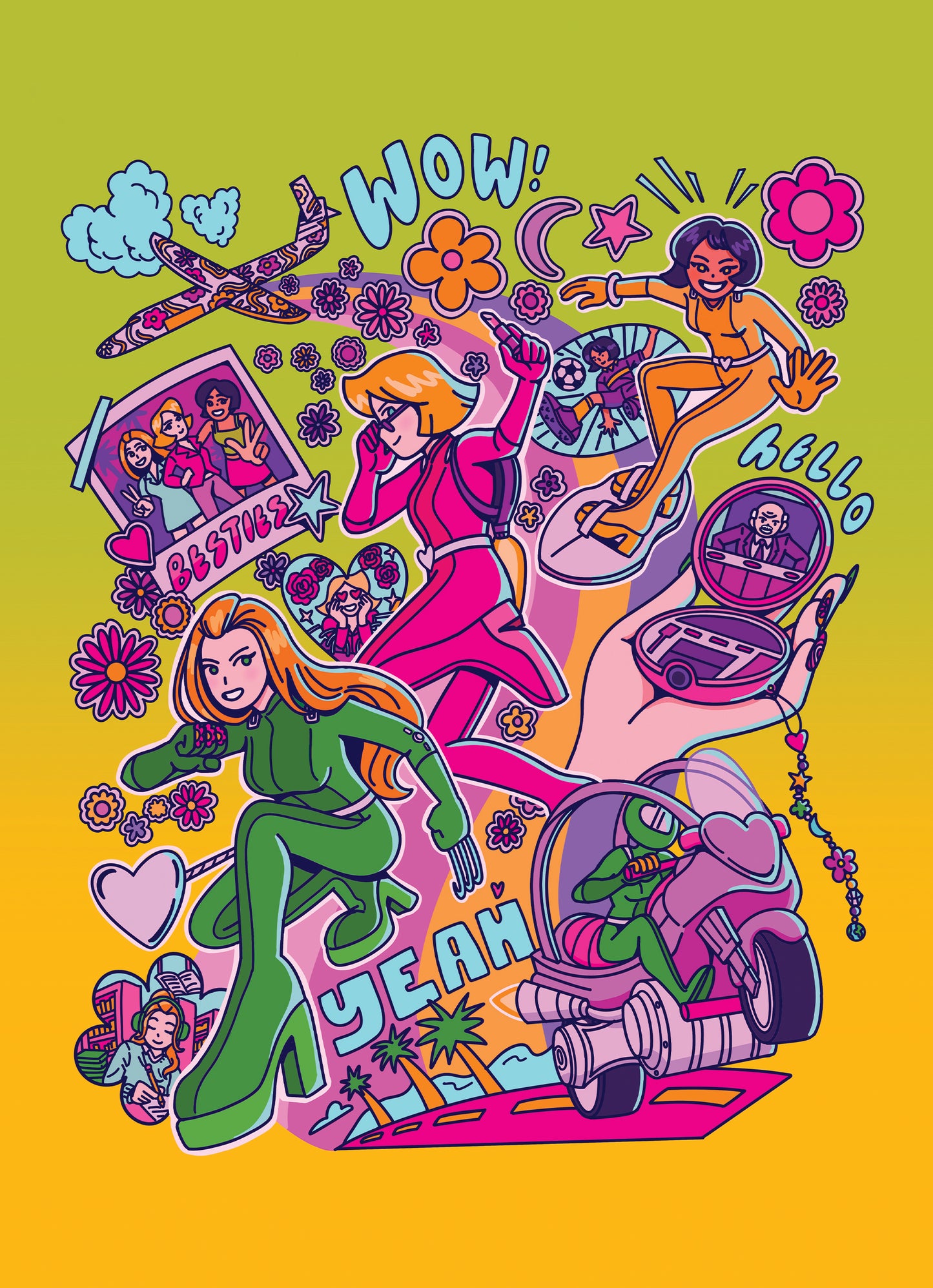 TOTALLY SPIES PRINT