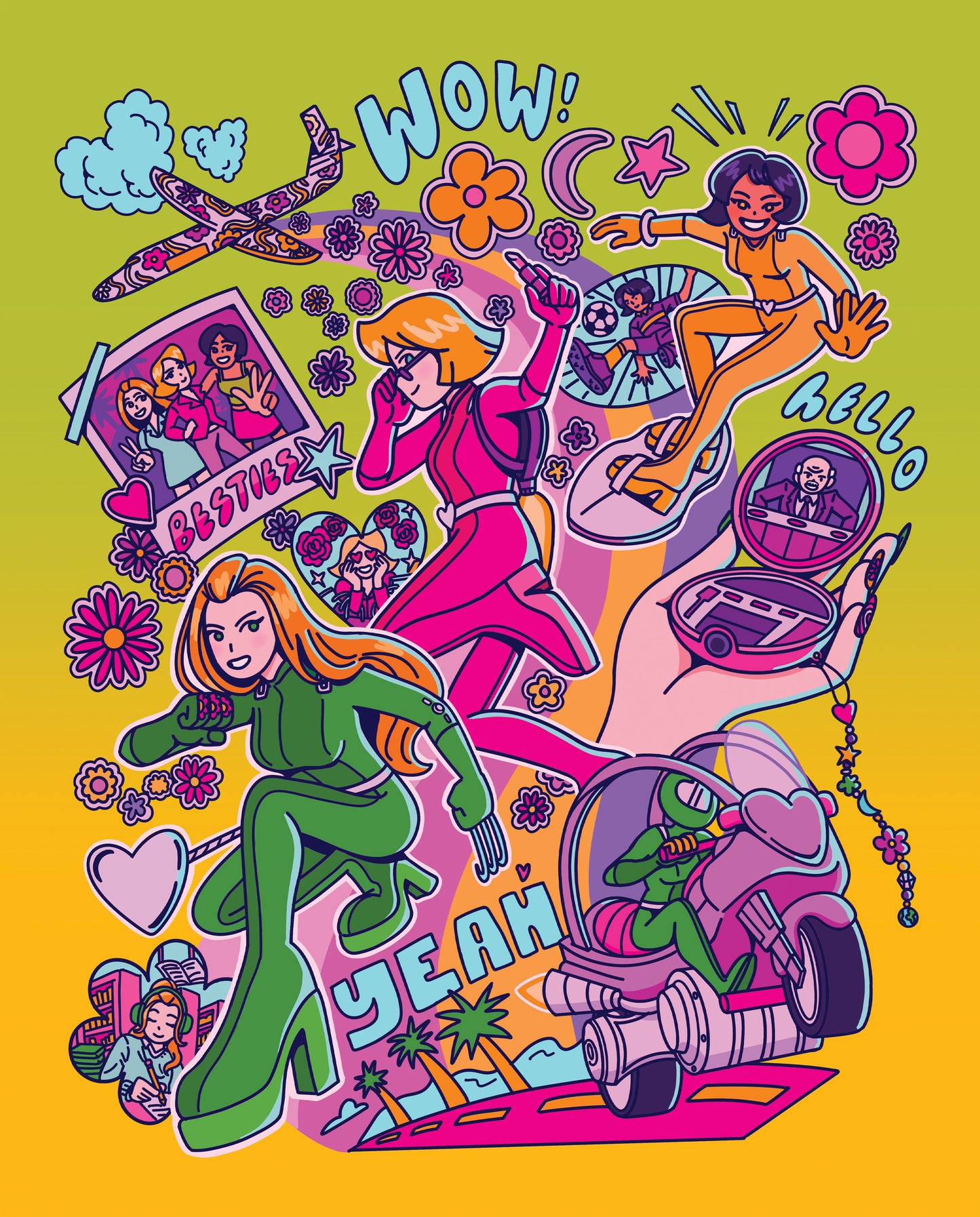 TOTALLY SPIES PRINT